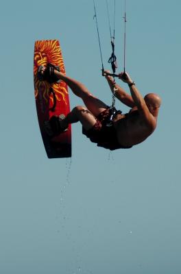 Kite surf, jump 07