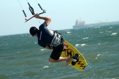 Kite surf, jump 06