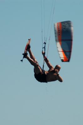 Kite surf, jump 08