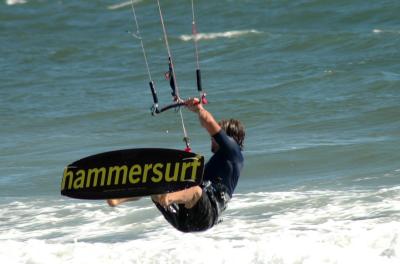 Kite surf, jump 17
