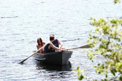 Le bateau / Fête à Dan au camping de Mont Tremblant 2005