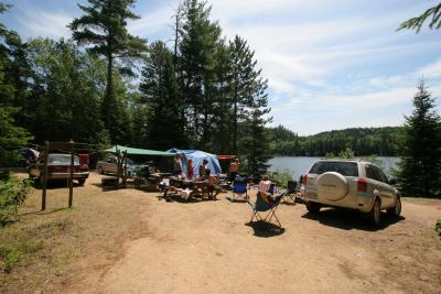 Fête à Dan au camping de Mont Tremblant 2005