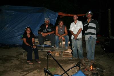 Le soir / Fête à Dan au camping de Mont Tremblant 2005