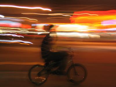 Union Square Biker