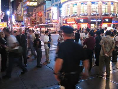 Patrolling Times Square