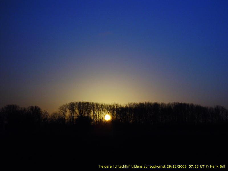 Sunrise with Twilight Arch