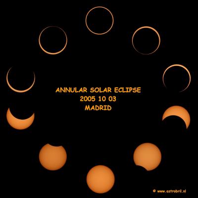 Annular Solar Eclipse 2005