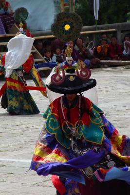 The Original Black Hat Dancer(slayer of LangDharma) was apparently the reincarnation of Pelgyi Senge/Atsara Sale(a 14 year old boy who was a special holder of the Vajrakilaya initiation), and the 'special consort' Yeshe Tsogyel who was wanting to receive the latter intiation. In case you were curious.