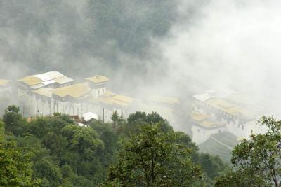 Trongsa Dzong , home of Trongsa Penlop, stage before  becoming  Druk King 