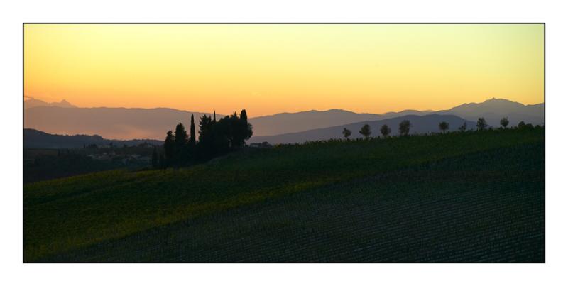 Wider Tuscany skyline