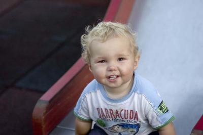 Oscar On Slide