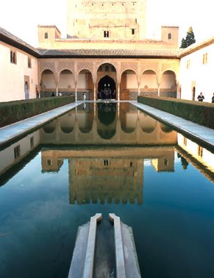 Alhambra Castle in Reflection