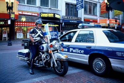 Always friendly Boston Police