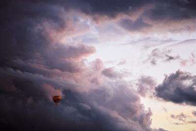 Clouds and balloon