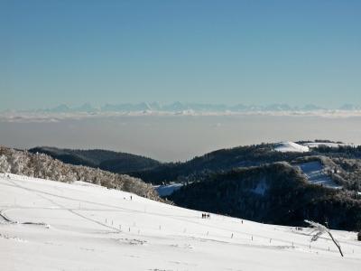 Vue sur les Alpes