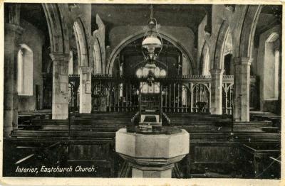 Interior, Eastchurch church