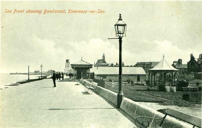 Sea Front Showing Bandstand