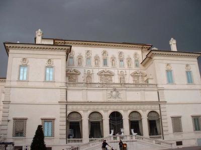 Rome : Casino Borghese avant l'orage