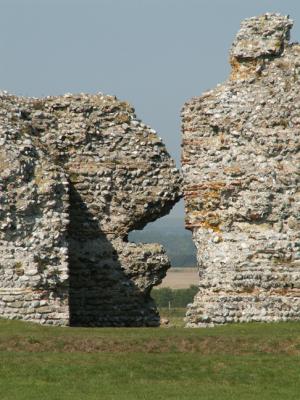 The fort guarded the southern side of the channel when the sea flowed around the cliff on which the fort stands.