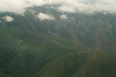 Rugged Thai Mountains Mae Hong Son Aerial Shot DSCF0893.JPG