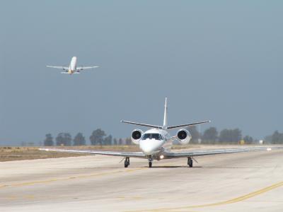 Planes at Faro Airport