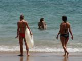 Girls at the Beach in Praia do Amado, Portimão
