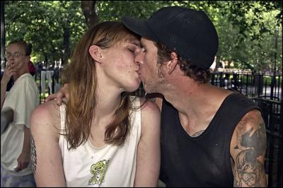 Grim and Kelly Kiss