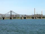 Bridges on Yalu River to North Korea